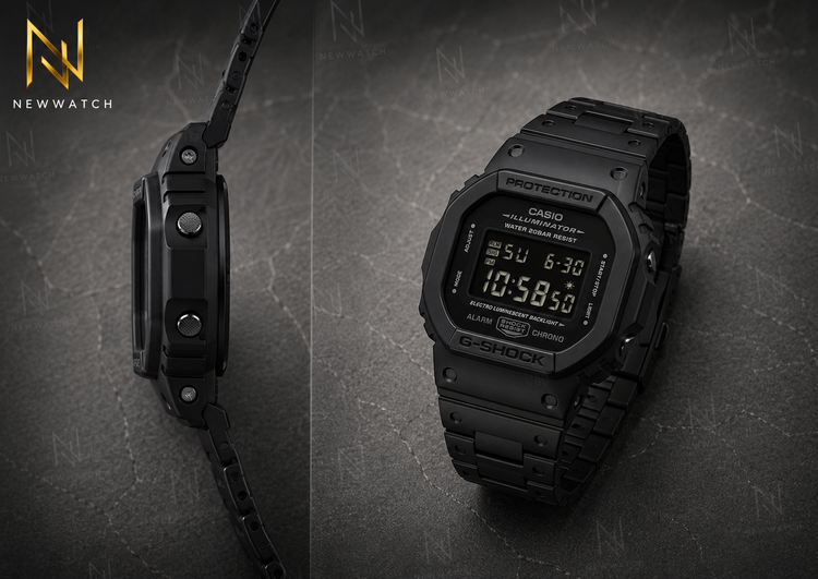 نمای 90 درجه و خوابیده ساعت Casio G-Shock DW-5600