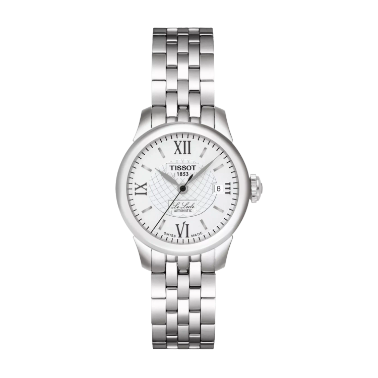 ساعت تیسوت Le Locle Automatic با صفحه کلاسیک و بند استیل